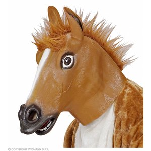 Masker Bruin Paard Met Haar