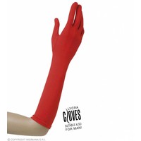 Handschoenen Lycra 37Cm Rood