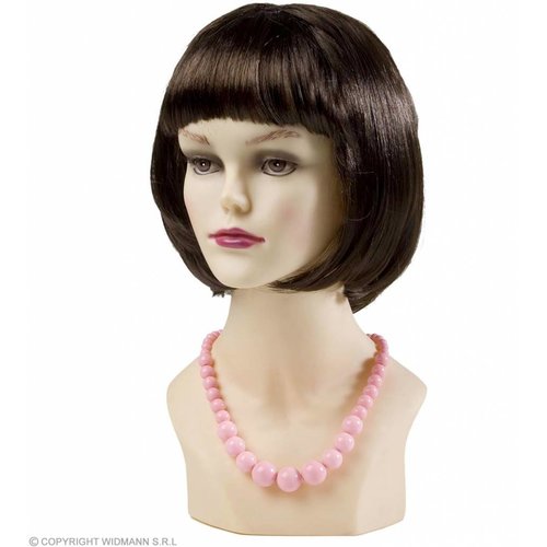 Parelketting 70'S Roze