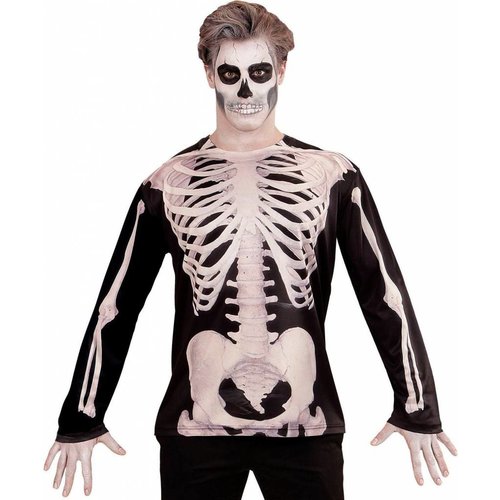 Widmann T-Shirt Lange Mouwen Skelet Man