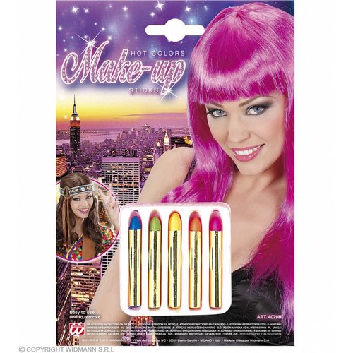 5 Hot Colours Sticks Set