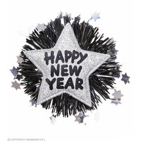 Widmann Broche "Happy New Year" Zilver