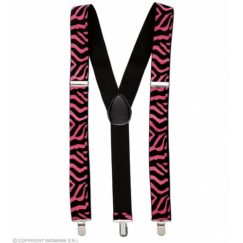 Widmann Riem Zebra Zwart/Roze