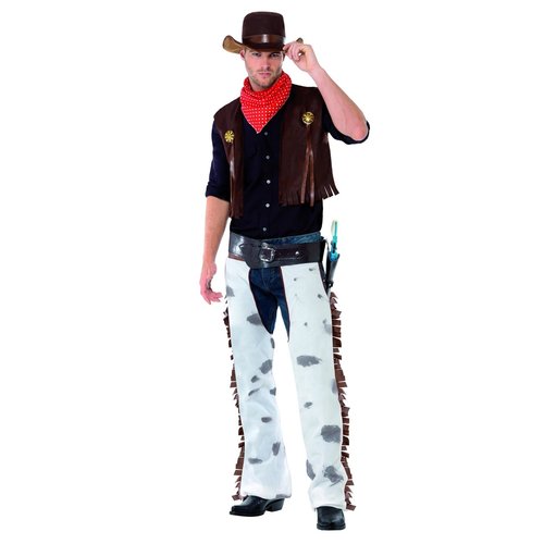 Smiffys Cowboy Kostuum - Bruin