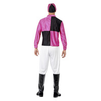 Smiffys Jockey Kostuum - roze/zwart