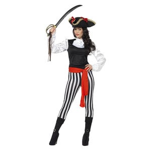 Piraat Dames Kostuum  - Zwart