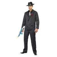 Smiffys Zoot Suit Gangster Kostuum  - Zwart