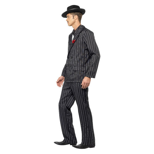 Smiffys Zoot Suit Gangster Kostuum  - Zwart