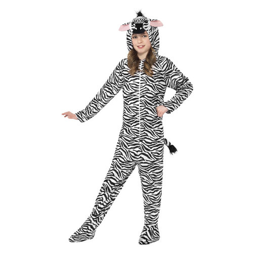 Smiffys Zebra Kostuum - Zwart-wit