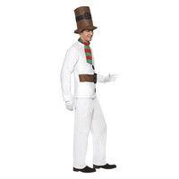 Smiffys Mr Sneeuwpop Kostuum - Wit
