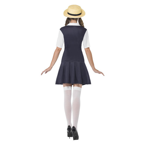 Smiffys Schoolmeisje Kostuum - Zwart