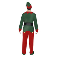 Smiffys Elf Kostuum - Rood En Groen