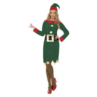 Smiffys Elf Kostuum - Groen