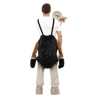 Smiffys Carry me Struisvogel Kostuum - Zwart