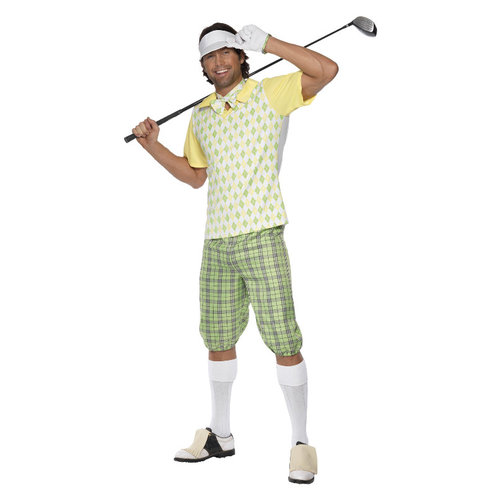 Smiffys Golf Kostuum - Groen
