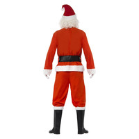 Smiffys Deluxe Kerstman Kostuum - Rood