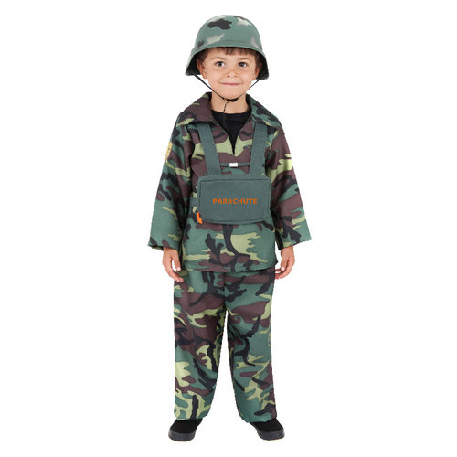 Smiffys Leger Jongen Kostuum - Camouflage