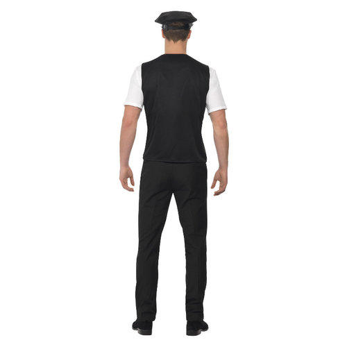 Smiffys Politieagent verkleedset  - Zwart