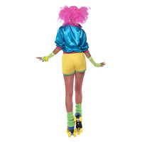 Smiffys Skater girl Kostuum - Neon