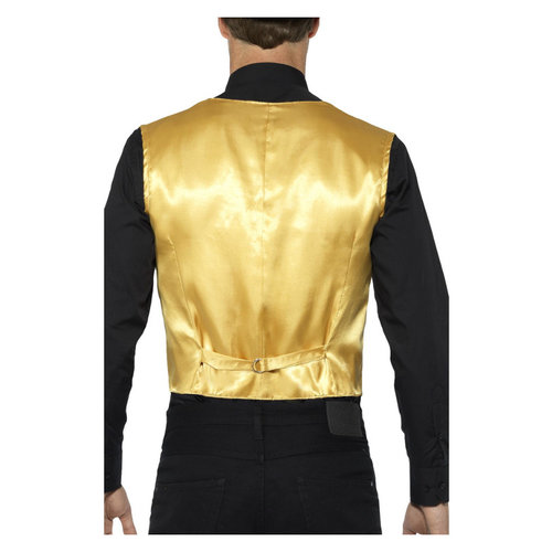 Smiffys Pailletten Vest - Goud