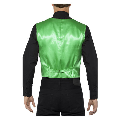 Smiffys Pailletten Vest - Groen