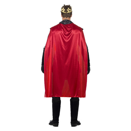 Smiffys Deluxe King Arthur Kostuum - Zwart