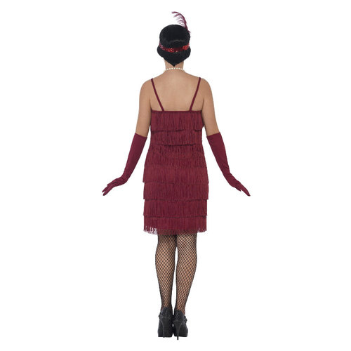 Smiffys Flapper Kostuum - Rood