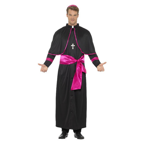 Smiffys Kardinaal Kostuum - Zwart