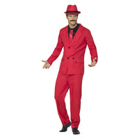 Smiffys Zoot Suit - Rood