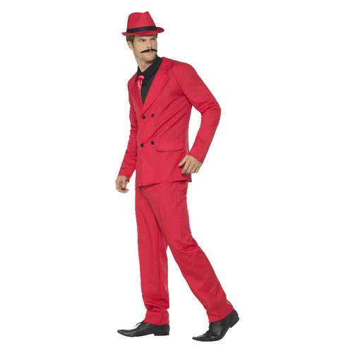 Smiffys Zoot Suit - Rood