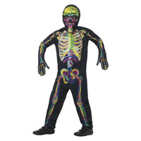 Smiffys Glow In The Dark Skelet Kostuum Multicolour