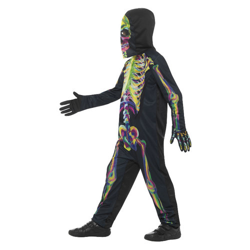 Smiffys Glow In The Dark Skelet Kostuum Multicolour