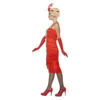 Smiffys Flapper Kostuum - Rood