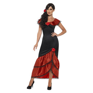 Flamenco Senorita Kostuum - Zwart