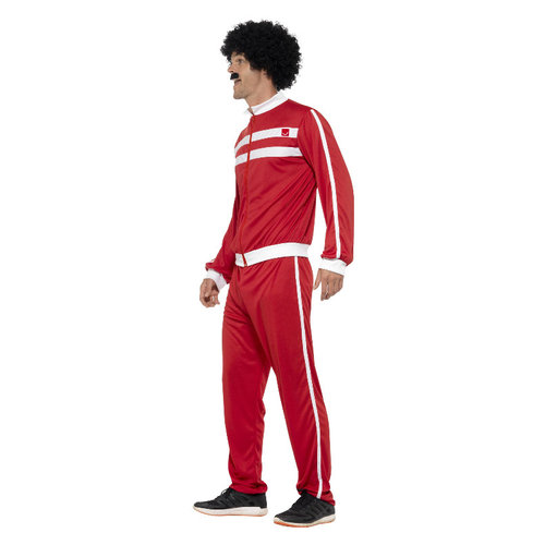 Smiffys Scouser Trainingspak - Rood-wit