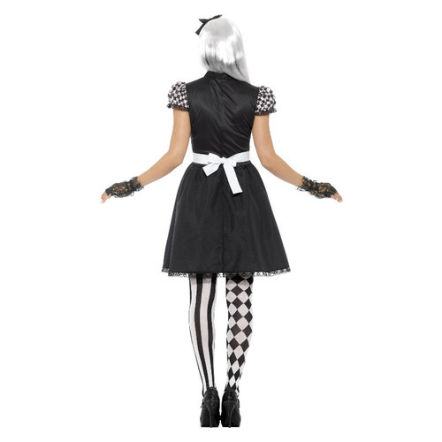 Smiffys Alice Kostuum Gothic Zwart