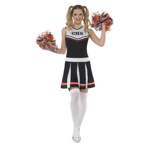 Cheerleader Kostuum - Zwart