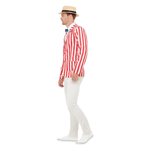 Smiffys 20s Kapper Kostuum - Rood En Creme