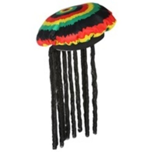 Widmann Rasta Muts Met Dreadlocks