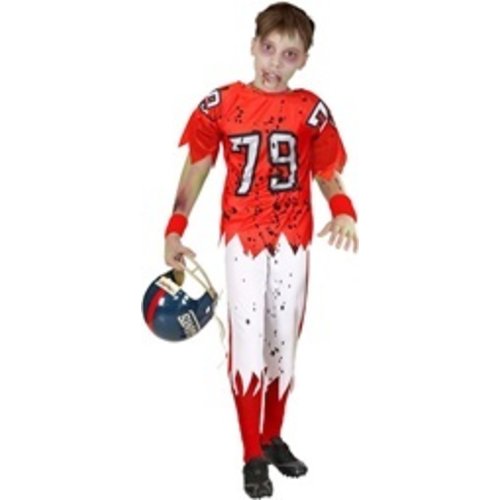 Widmann Zombie American Football Speler - kinderkostuum