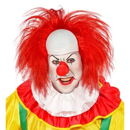 Widmann Clown Hoofdbedekking met rood haar