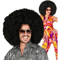 Widmann Pruik Maxi Afro Zwart