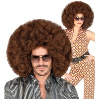 Widmann Pruik Maxi Afro Bruin