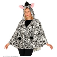 Widmann Poncho  met Kap Zebra,  Volwassen