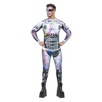 Smiffys Cyber Space Alien kostuum - Heren