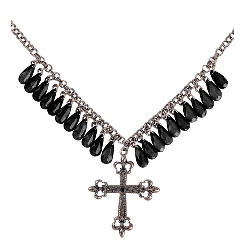 Widmann Gothic Ketting Met Kruis, Zwart