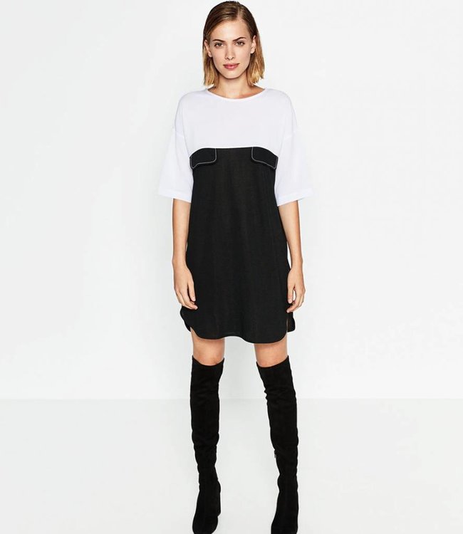 Zara Dress black/white