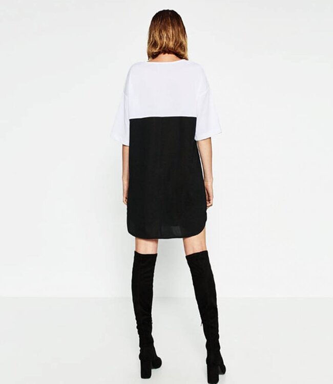 Zara Dress black/white