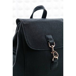 Small black backpack