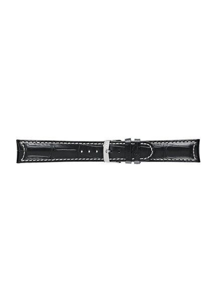 Morellato Morellato horlogeband kalfsleder zwart 22mm.